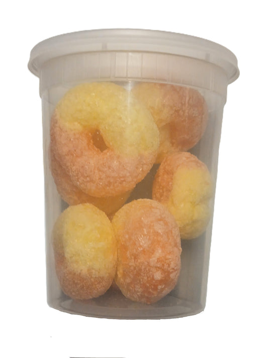 freeze dried peach rings